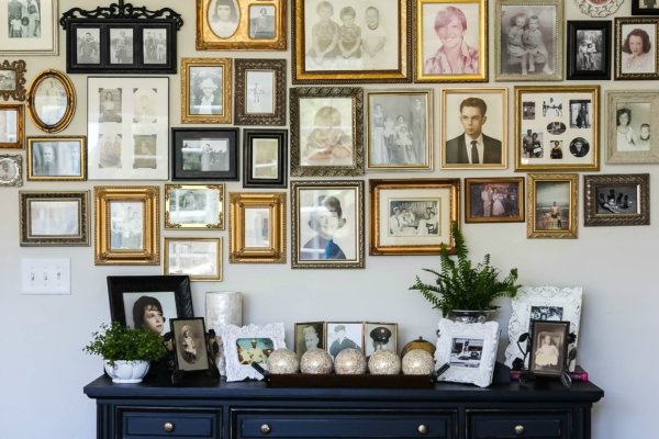 How to Hang a Gallery Wall of Ancestry Photos | Buffie's Home Decorating